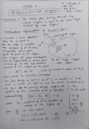 EMT M4 - Notes - MODULE 4 : MAGNETIC FORCES, MAGNETIC MATERIALS ...