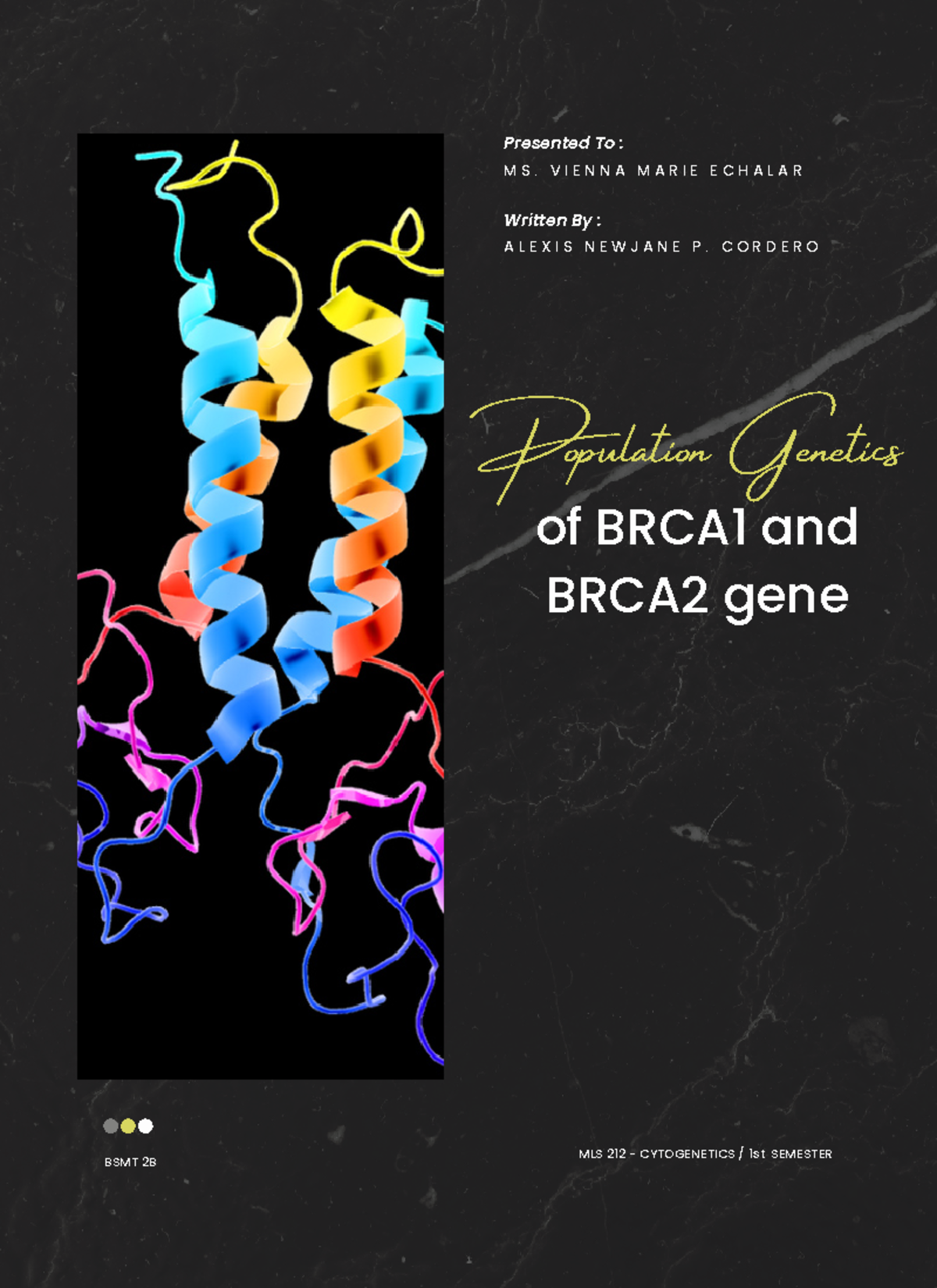Population Genetics - Research Review - Population Genetics of BRCA1 ...
