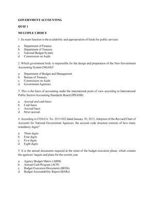 Summary Of GAM For NGAs Volume II - GOVERNMENT ACCOUNTING MANUAL (GAM ...