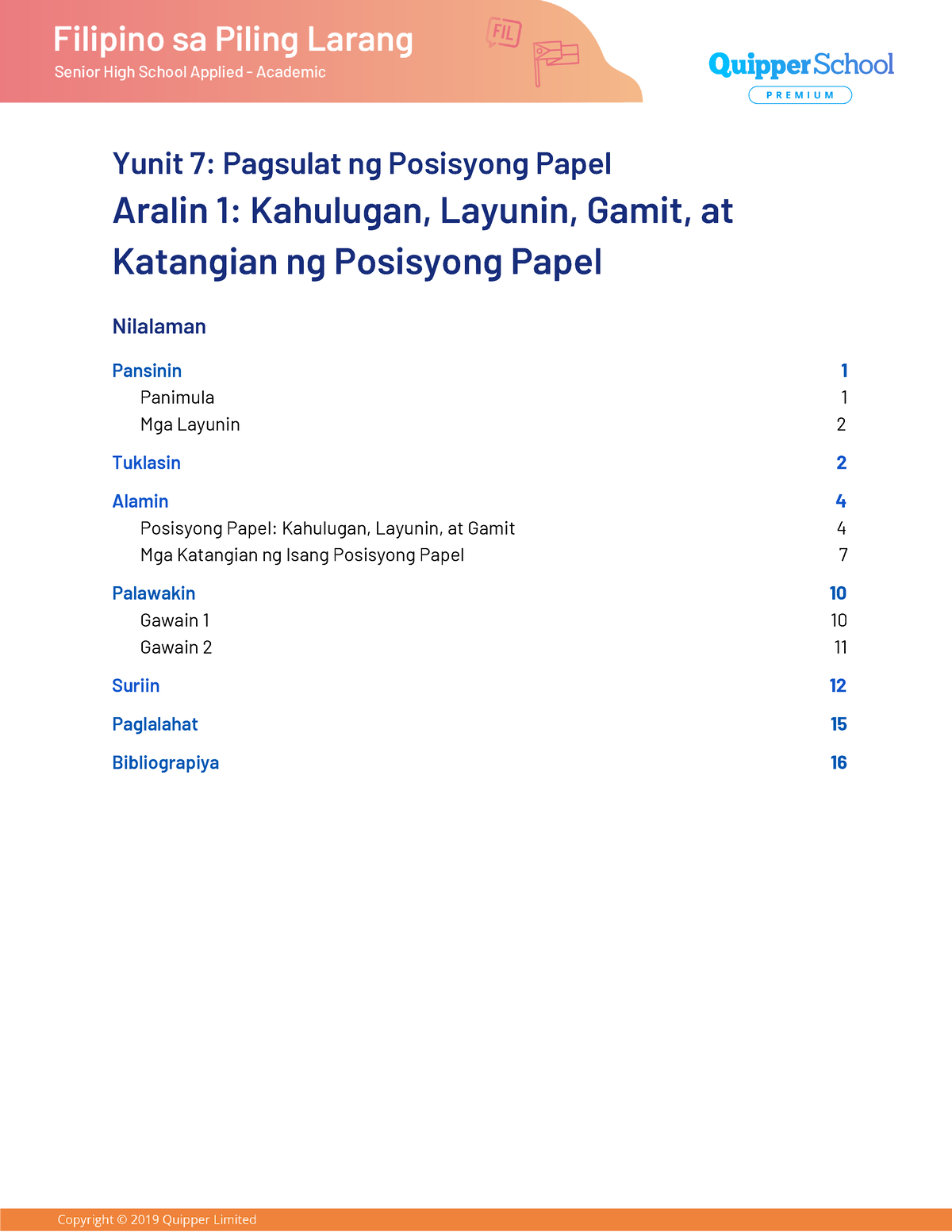 pictorial essay katangian layunin gamit brainly