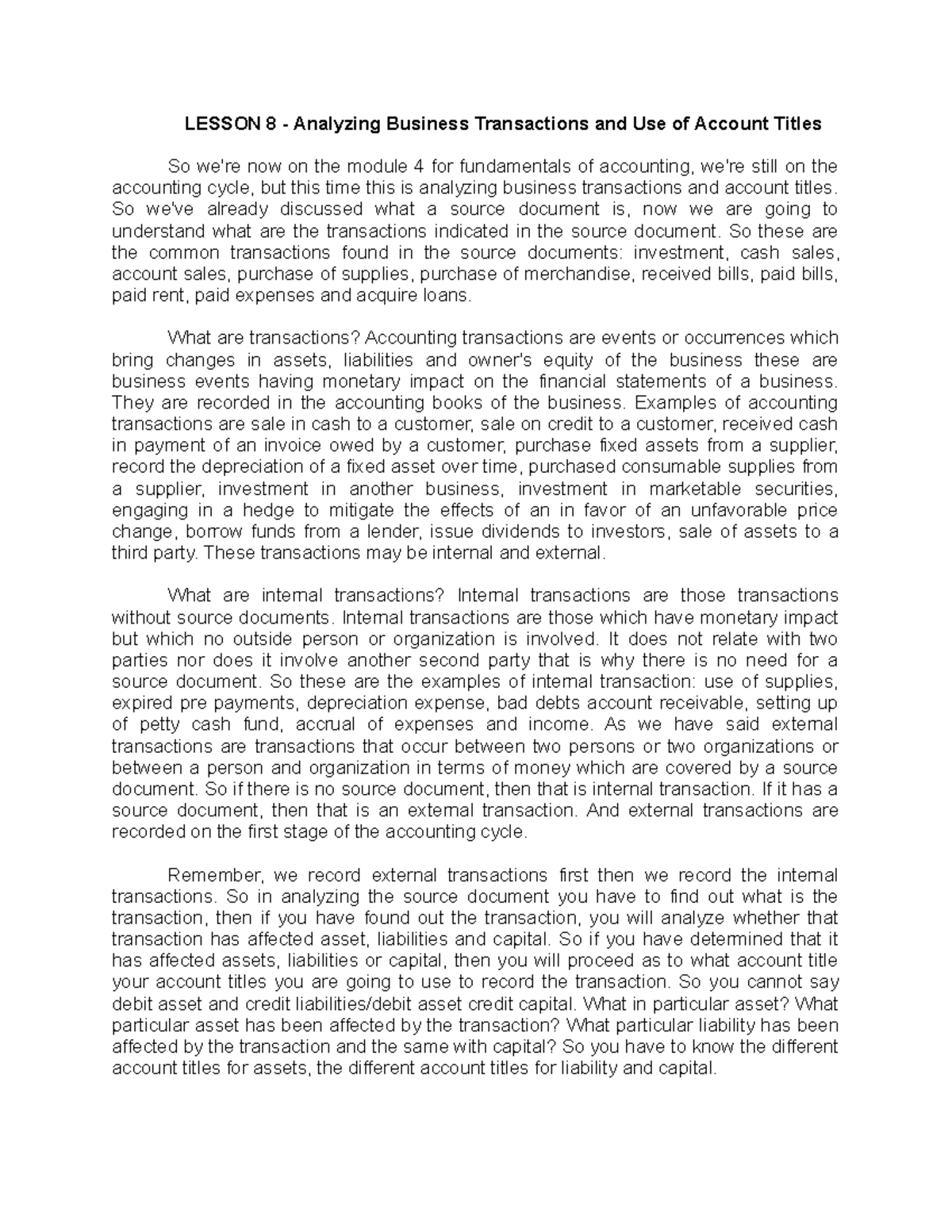 Lesson-NO. 8 - Analyzing-Business-Transactions-and-Use-of-Account ...