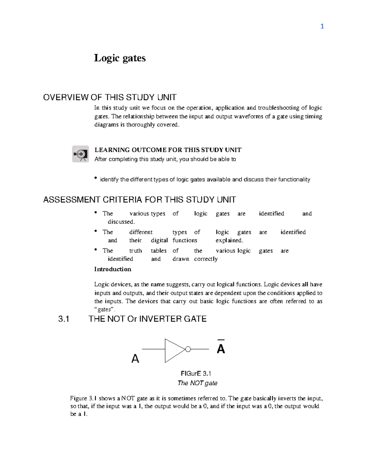 Logic Gates Lecture notes 1 Warning TT undefined function 32 3