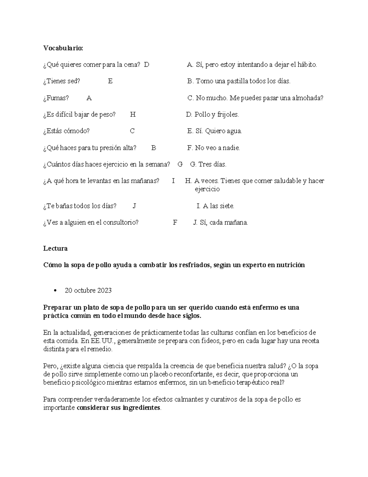 study-guide-test-2-medical-vocabulario-qu-quieres-comer-para-la