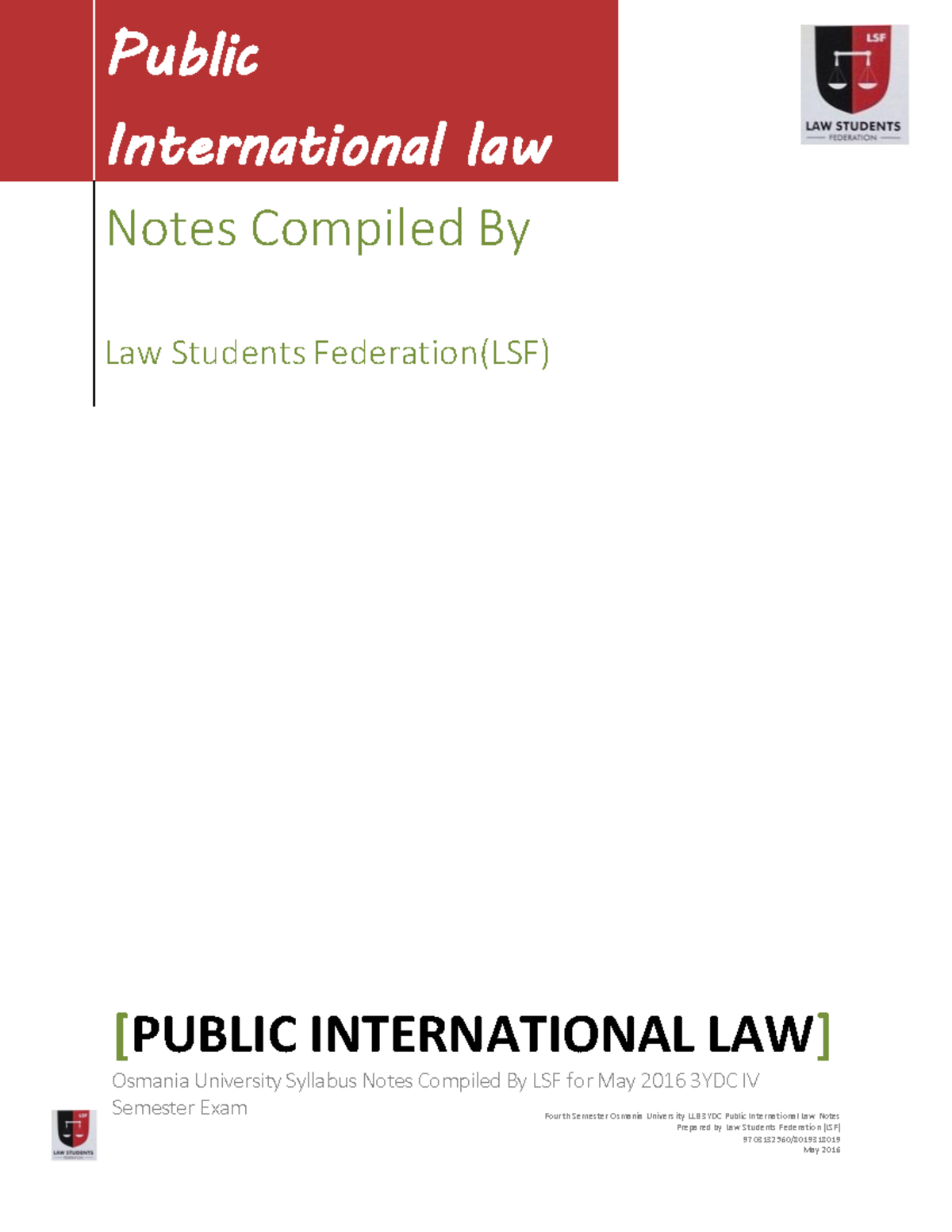 What Is Public International Law Uk