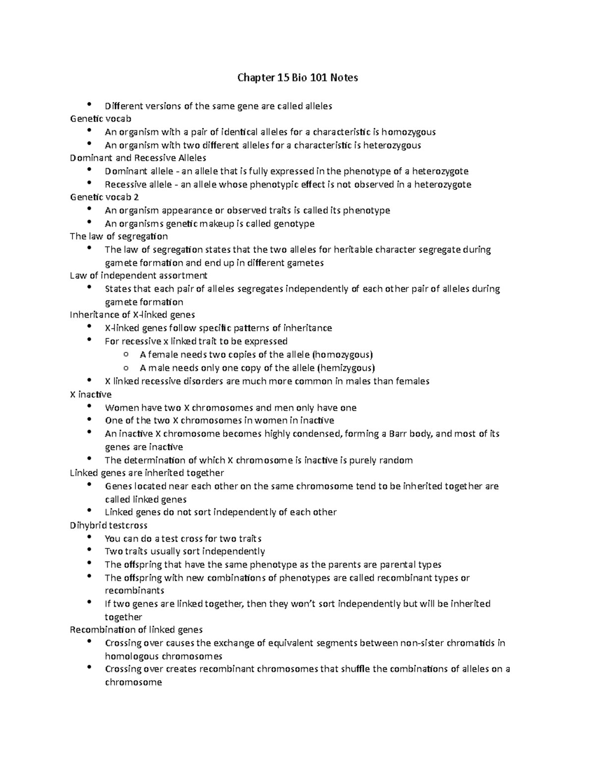 bio 101 assignment solution 2023