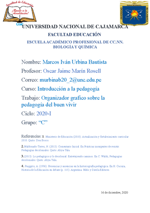 Mapa conceptual de los 4 pilares de la educacion. Marcos Ivan Urbina ...