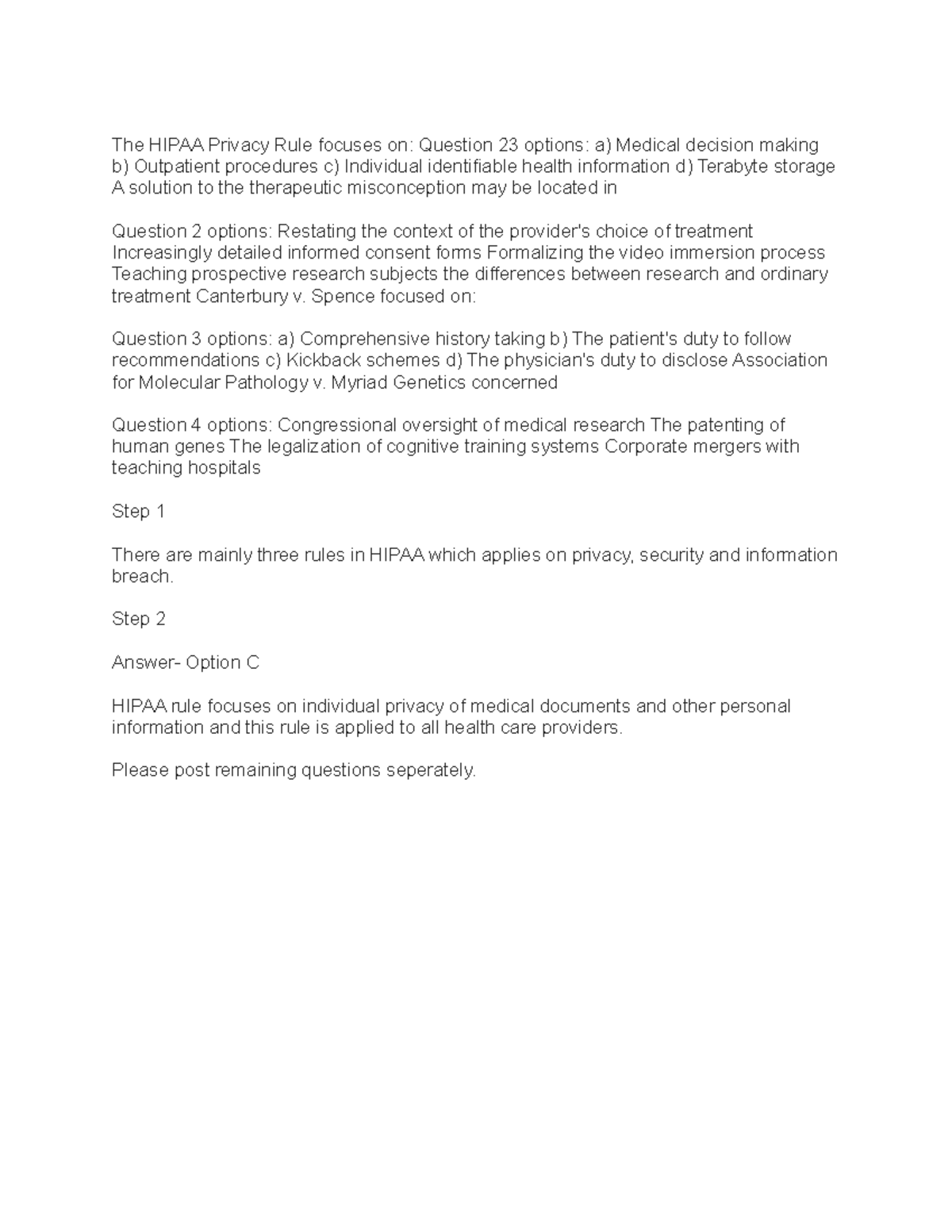 hsc300-midterm-exam-questions-and-answers-the-hipaa-privacy-rule