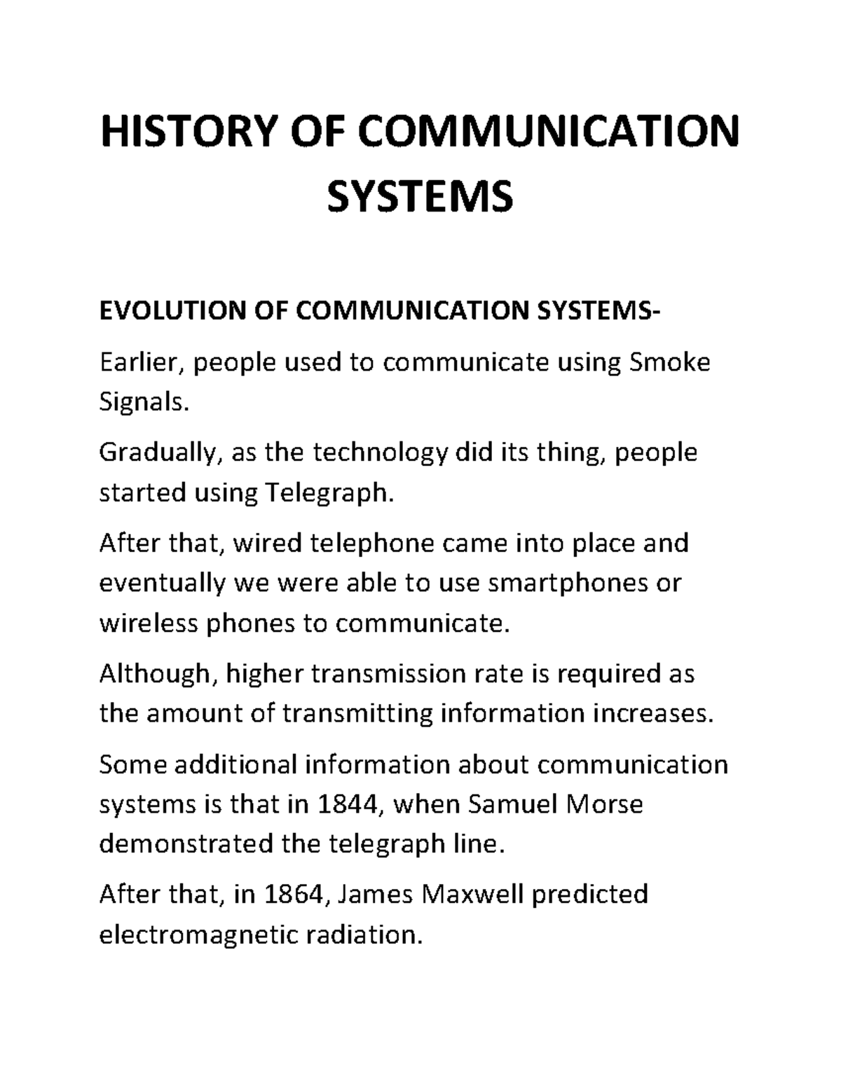 comm-systems-1-history-of-communication-systems-evolution-of