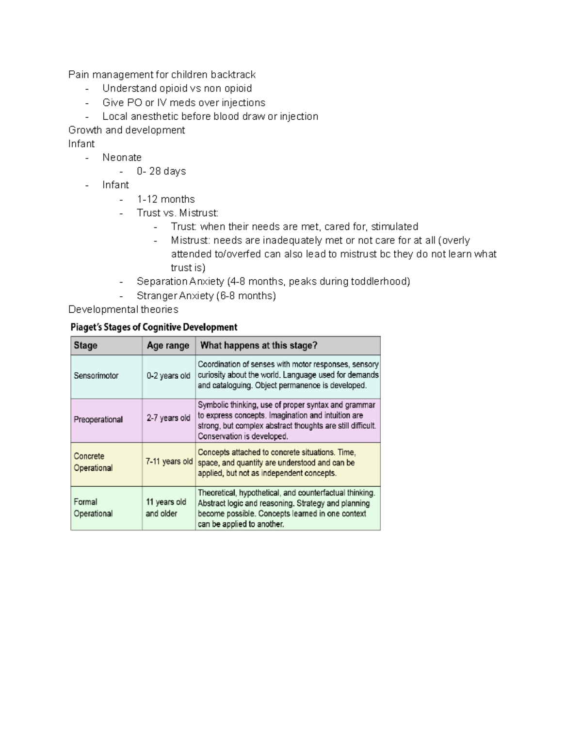 4323 Chapter 23 Pain management for children backtrack