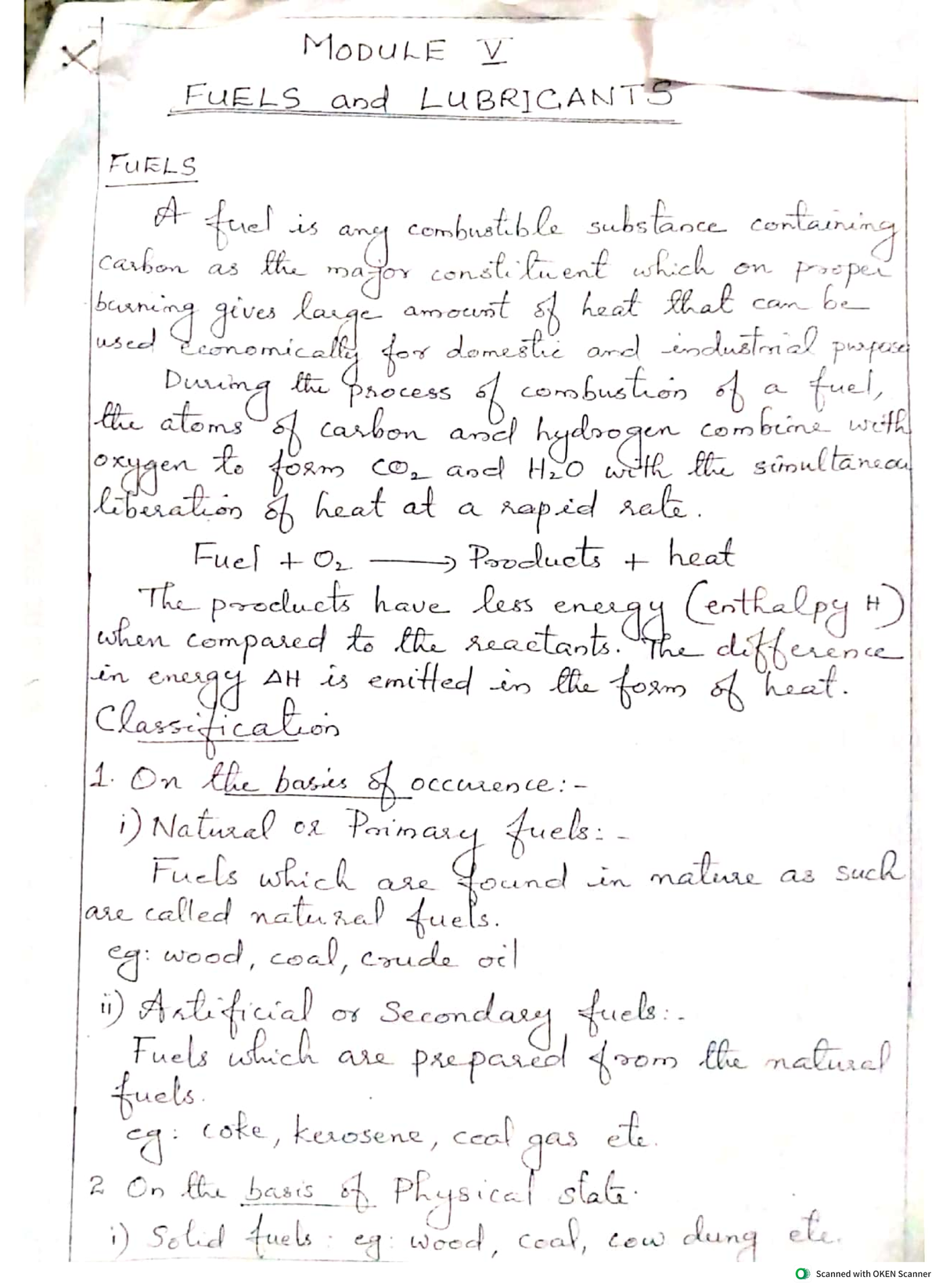 Fuels n lubricants Engineering Chemistry Studocu