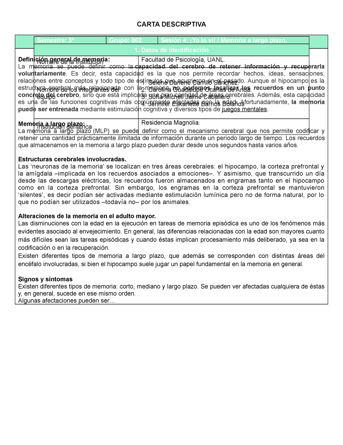 Carta Descriptiva Mini Taller Completo Vrogue Co