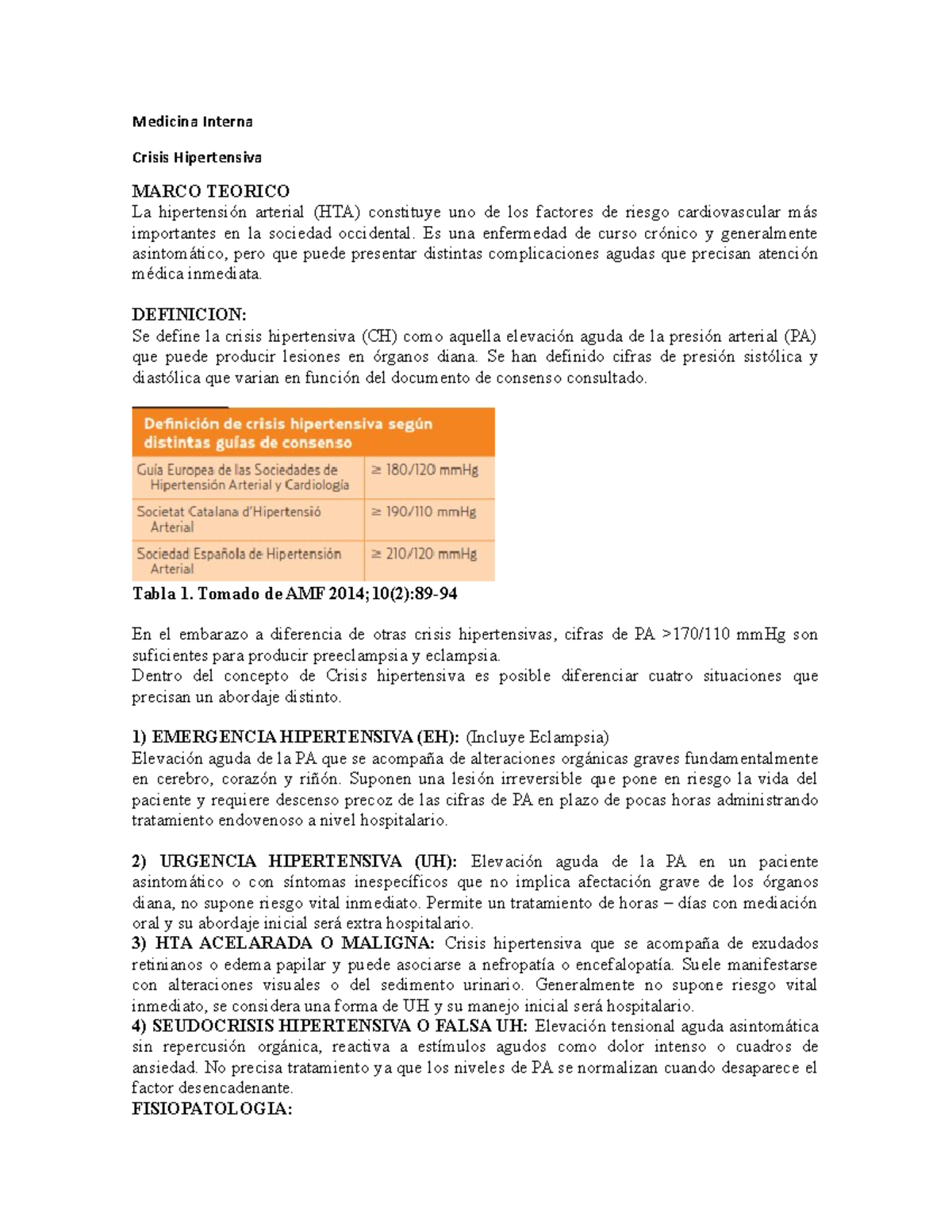 Riñón de emergencia hipertensivo