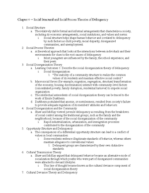 Chapter 5 - class notes - Chapter 5: Social interactionist theories of ...