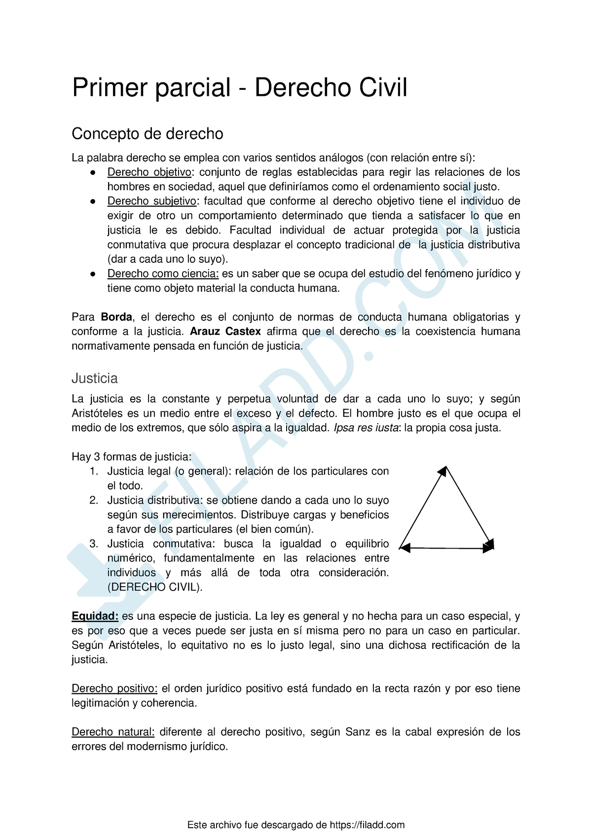 Derecho Civil - Primer Parcial - Parti CONMU Primer Parcial - Derecho ...