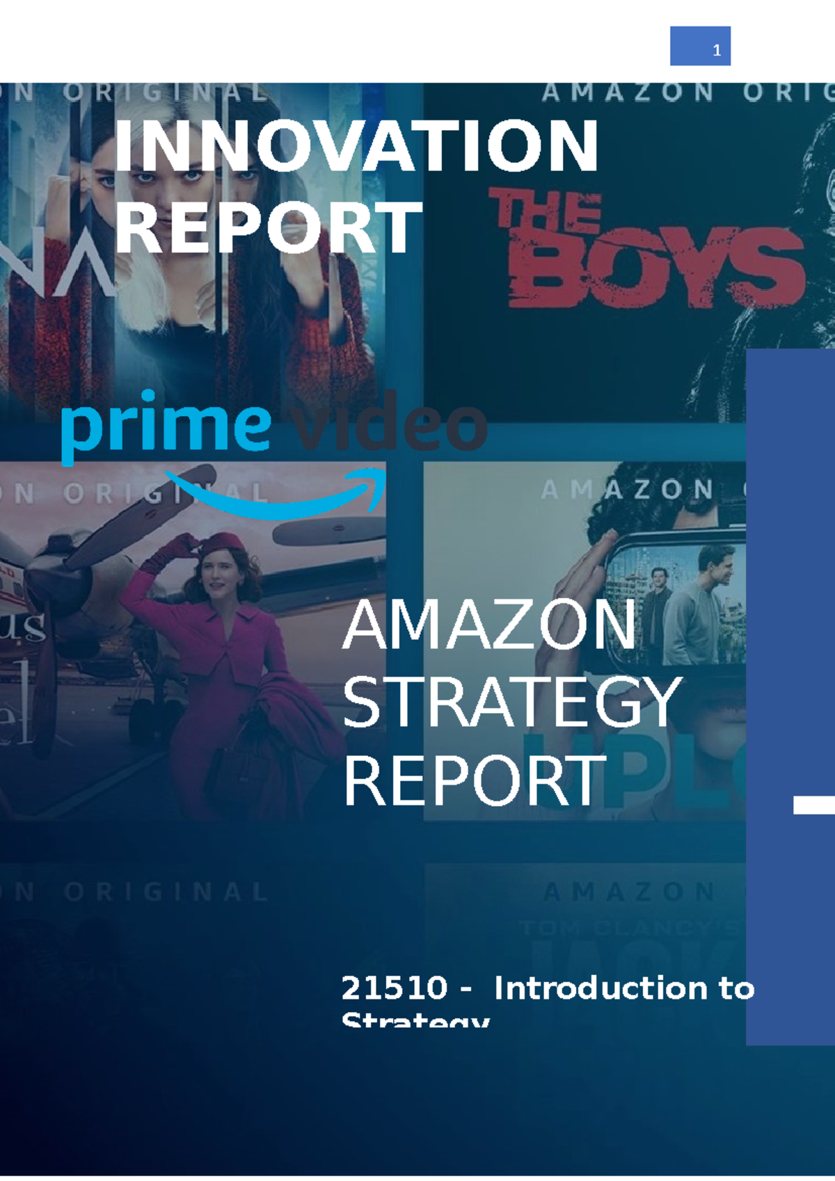 Intro to Strat Report Real - Execu tive Summary Amazon is a American ...