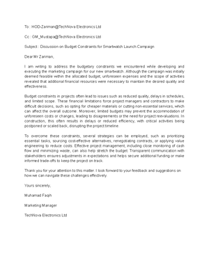 Email lcc 500 Group 6 - SUBJECT: Action Plan Regarding Smartwatch ...