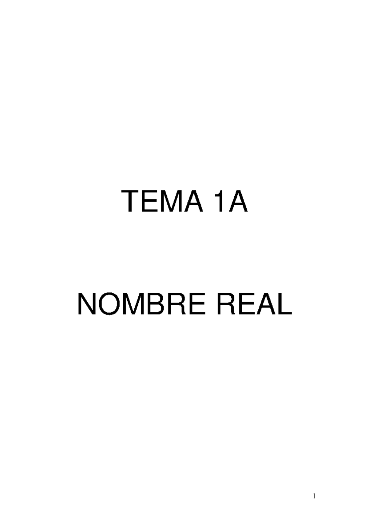 TEMA 1 A EL Nombre REAL - book - TEMA 1A NOMBRE REAL TEMA 1: NOMBRES ...