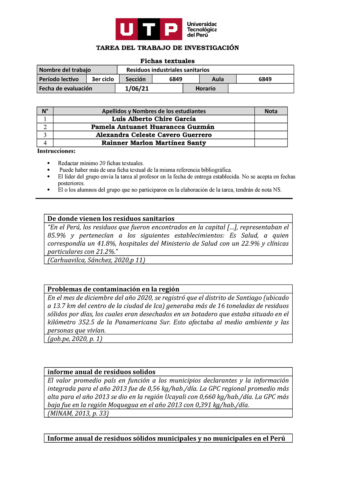 Ac S11 Semana 11 Tarea Fichas Textuales Tarea Del Trabajo De InvestigaciÓn Fichas Textuales 1274