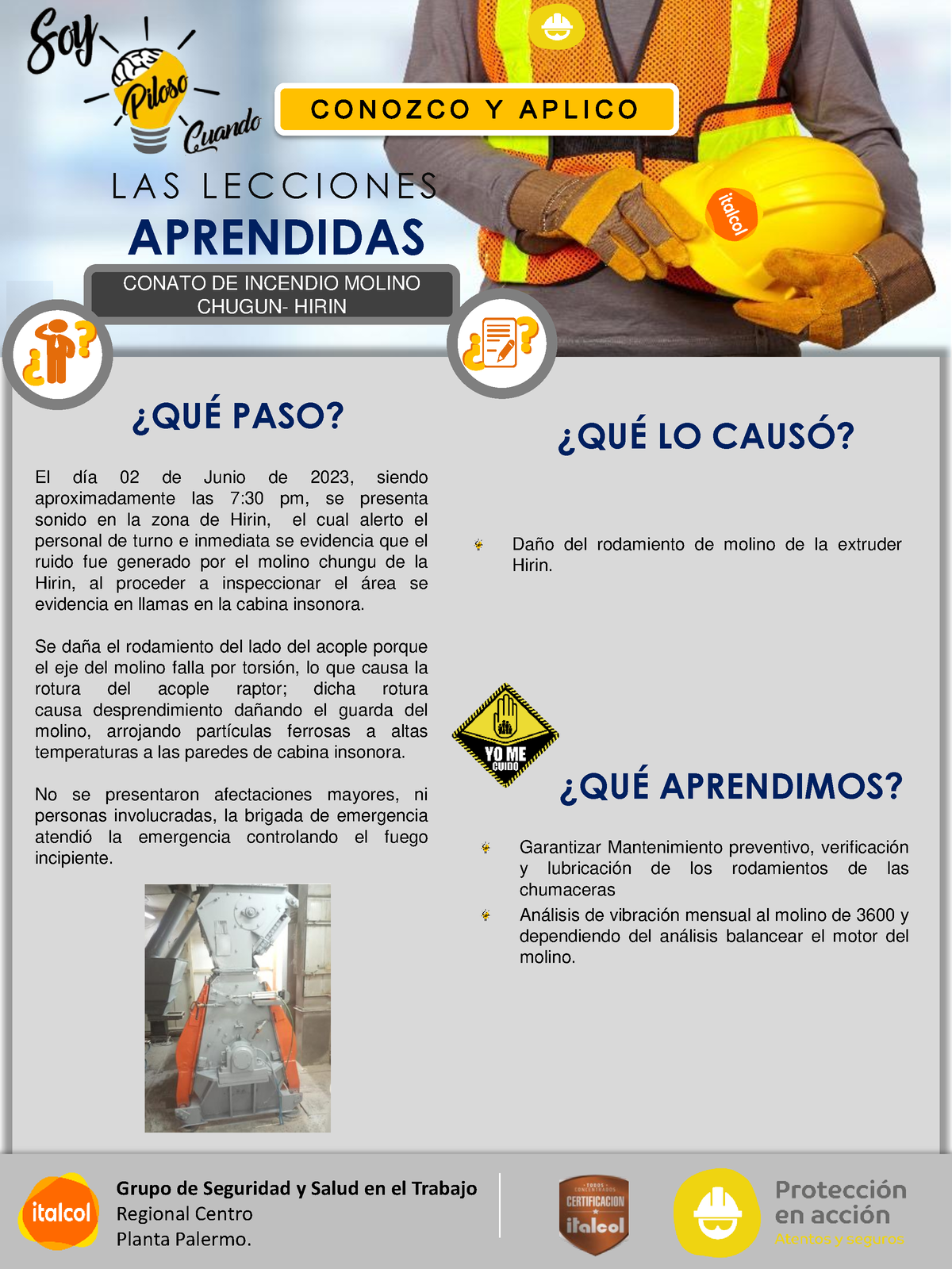 Lección Aprendida- Conato De Incendio - L A S L E C C I O N E S ...