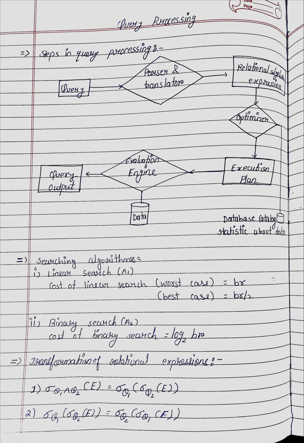 DATABASE MANAGEMENT SYSTEM 1 - B.tech CSE - Studocu