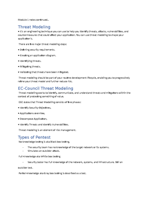 Basics of ethical hacking pt 1 - INT 2681 ETHICAL HACKING MODULE 1 ...