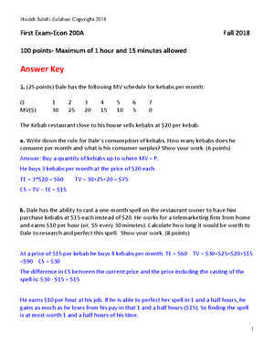 ECON 200 Final Exam Study Guide Autosaved - ECON 200 Final Exam Study ...