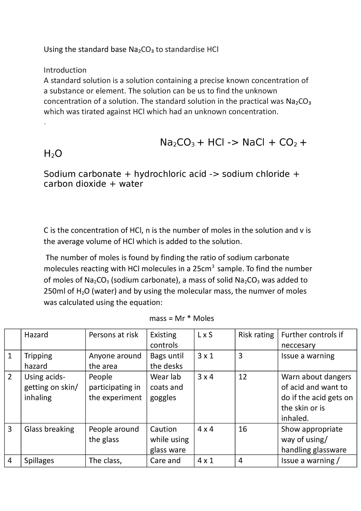 btec applied science coursework