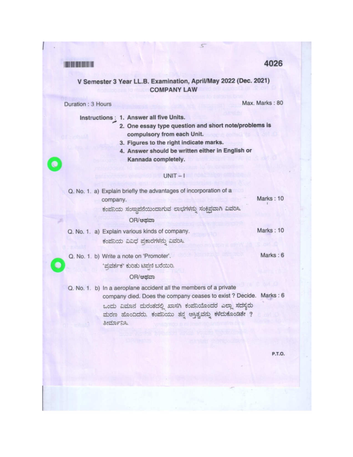 company-law-4026-5068-6028-7028-exam-pattern-studocu