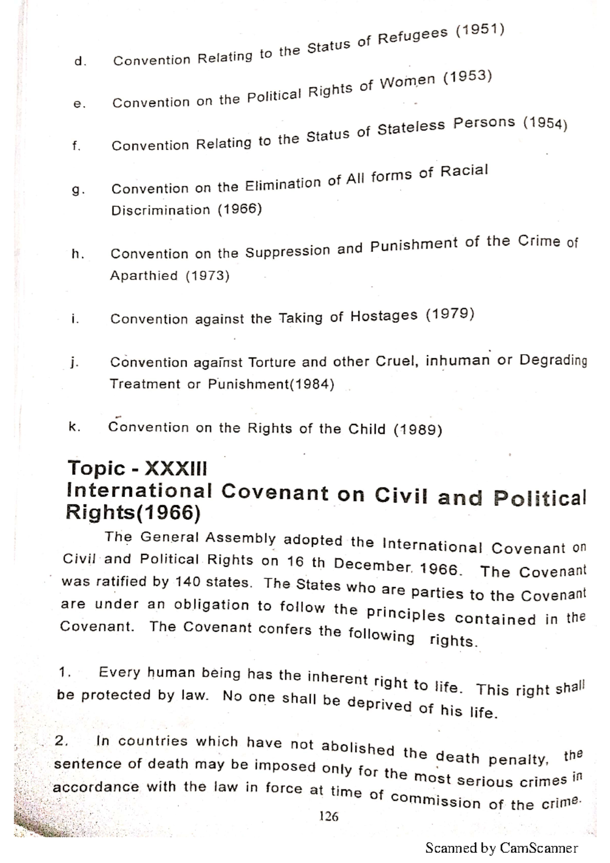 International Law Notes -Part II - LLB - Studocu