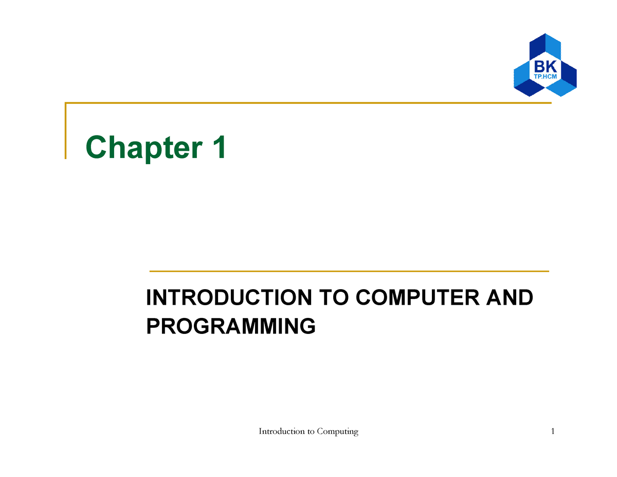 01 Ch1 Chap1 - Dads - Chapter 1 INTRODUCTION TO COMPUTER AND ...