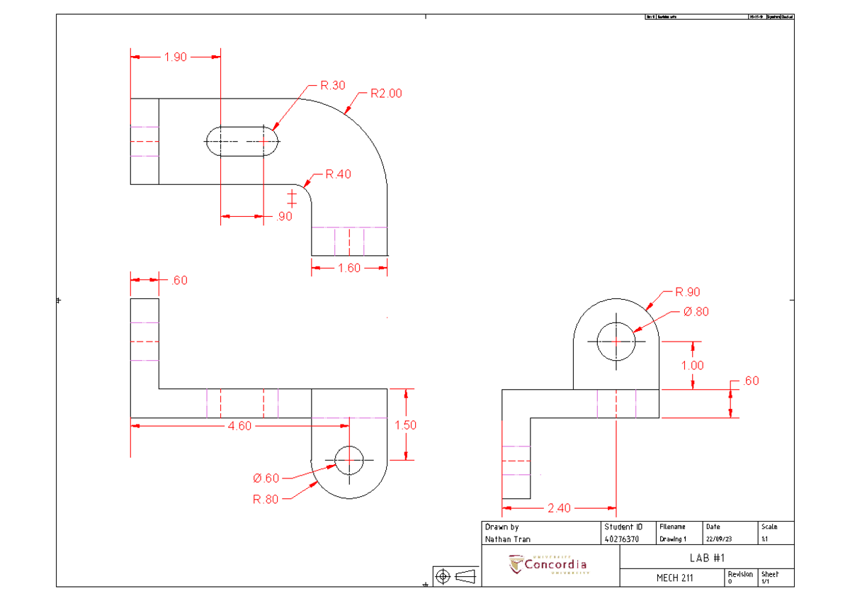 Drawing 1-Model - 221 - ####### 1. - 1. - Ø.80R. RØ. - R. - R2. - R ...