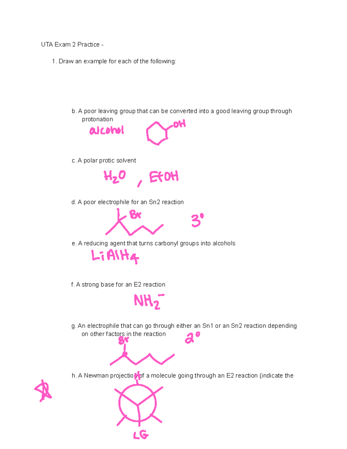 Exam+2+Practice - These are practice problems to help prepare for the ...