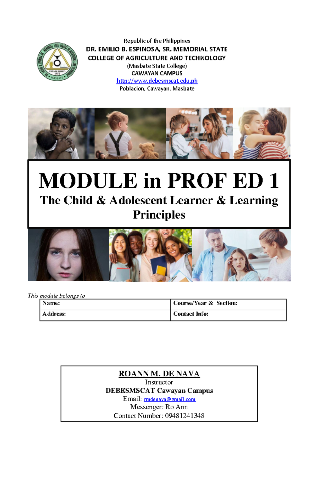 Module 7 Week 13-152021-2022 COLLEGE STUDENTS - Republic of the ...