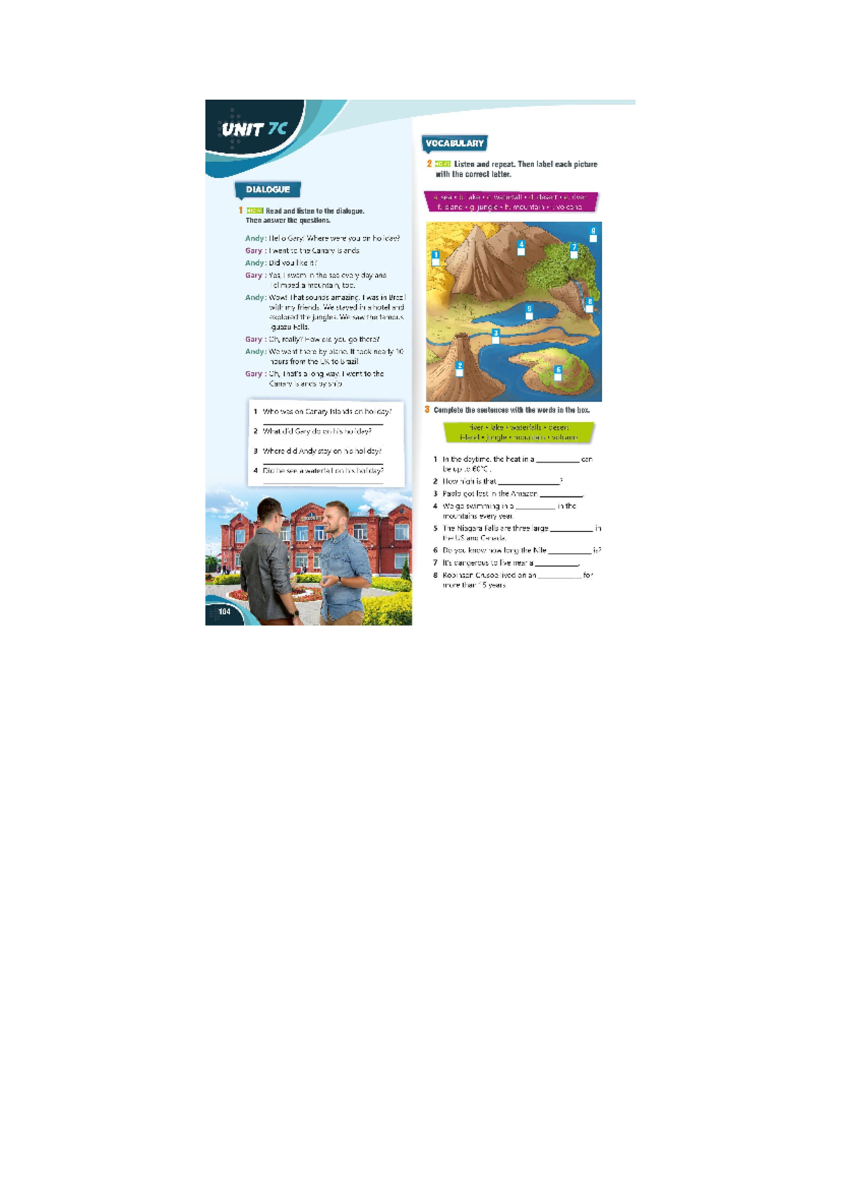 Unit 7c - öylesine - UNIT 7C VOCABULARY 2 42 Listen and repeat. Then ...