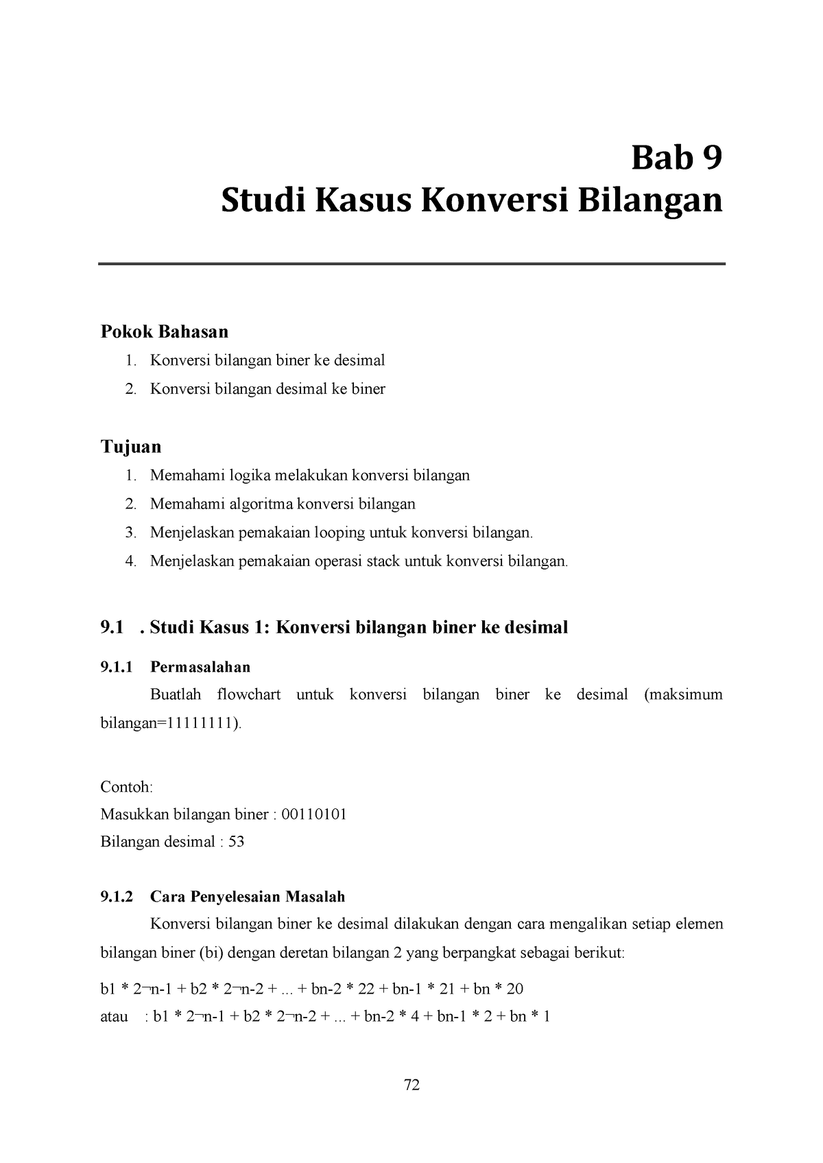 Materi Bab 9 Logaritma - Bab 9 Studi Kasus Konversi Bilangan Pokok ...