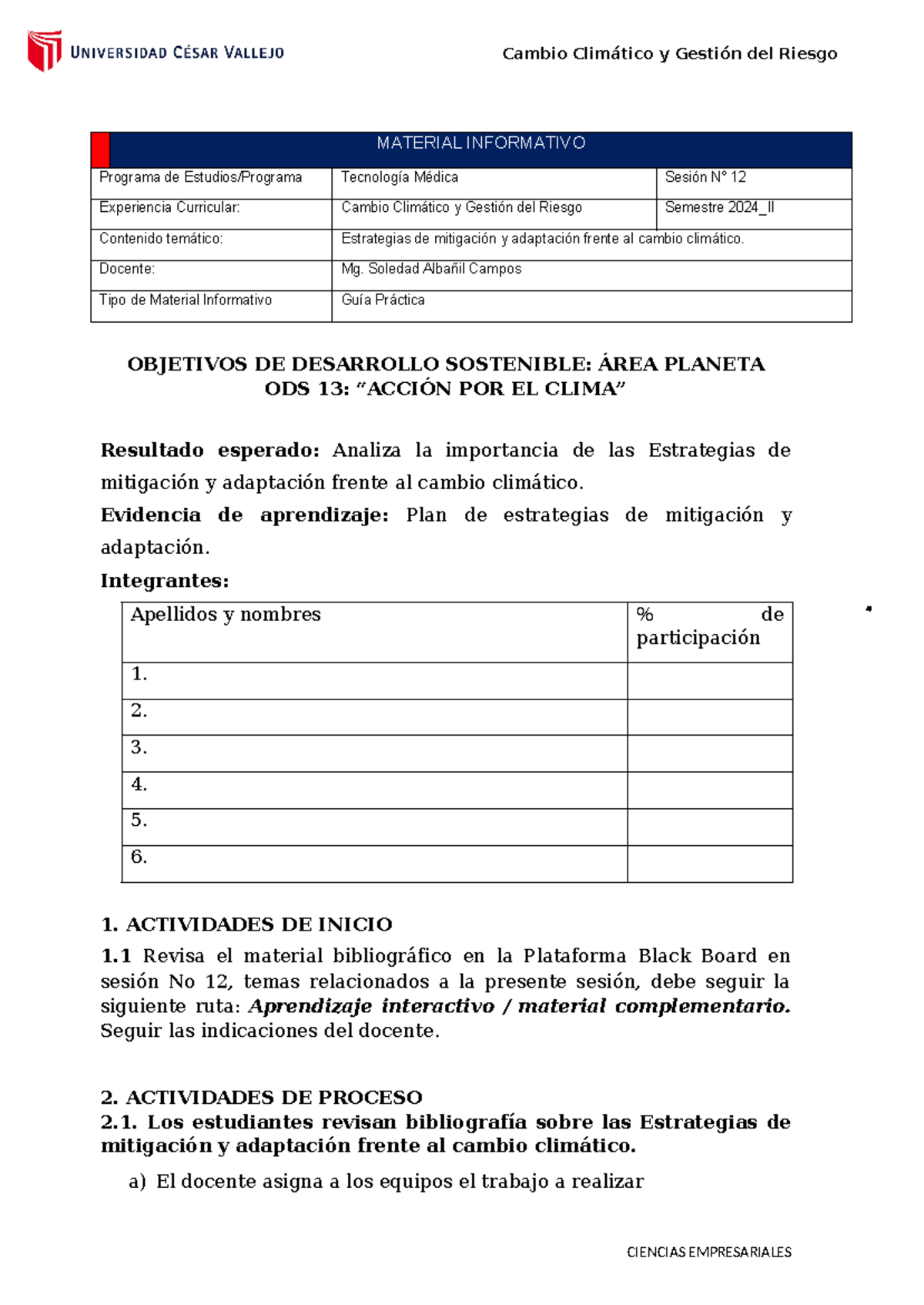 Gu%C3%ADa%20pr%C3%A1ctica%20 Sesion%2012 - Cambio Climático y Gestión ...
