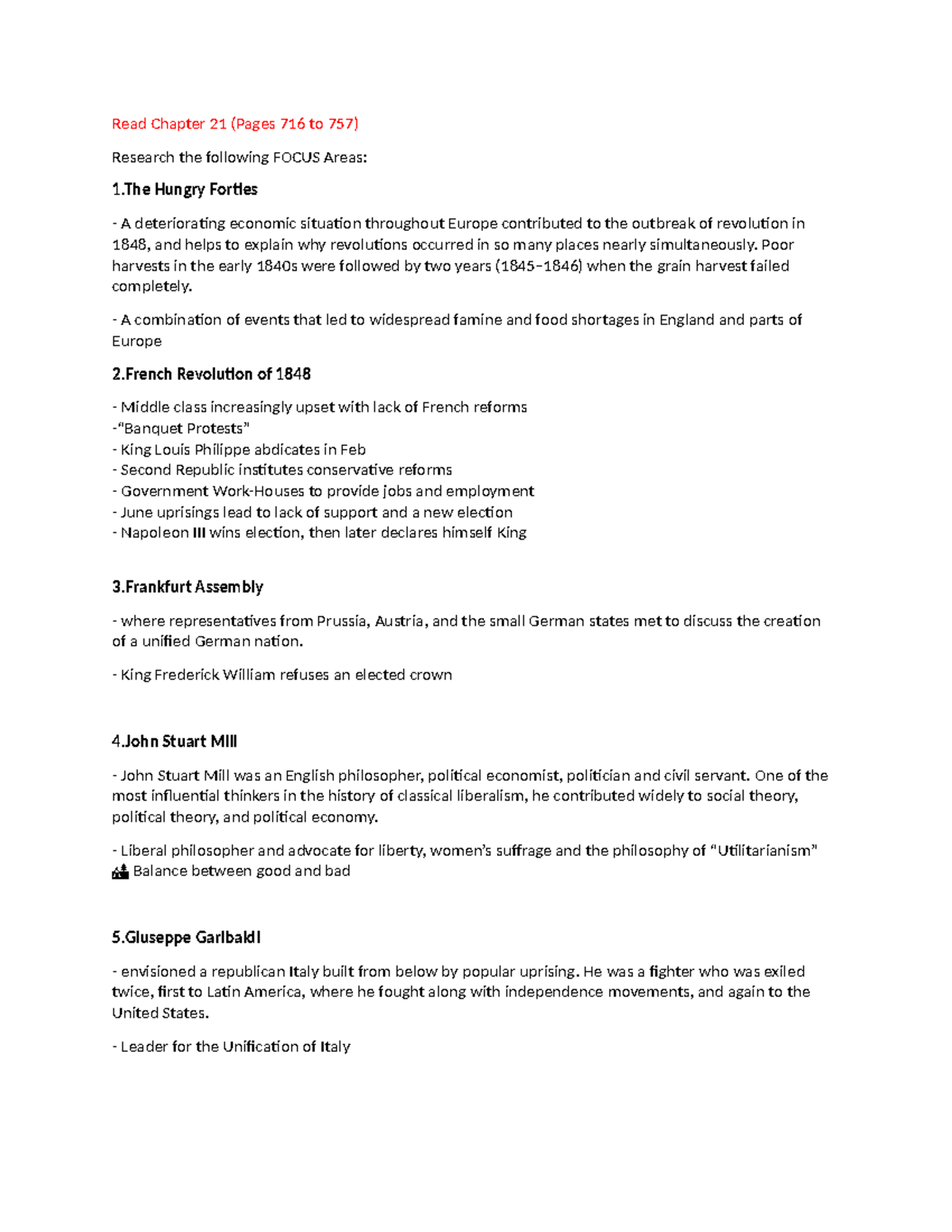 Test chapters 21-22-23 - Read Chapter 21 (Pages 716 to 757) Research ...