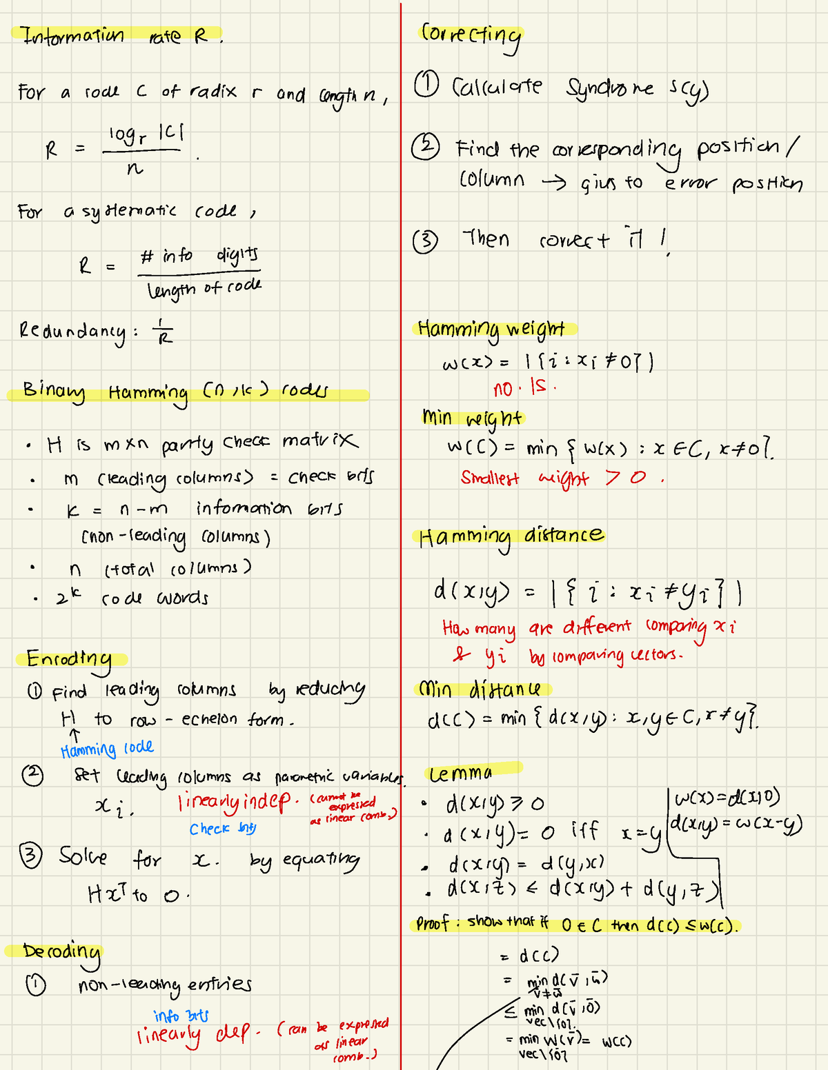 Overall Notes 3 - MATH3411 - UNSW Sydney - Studocu