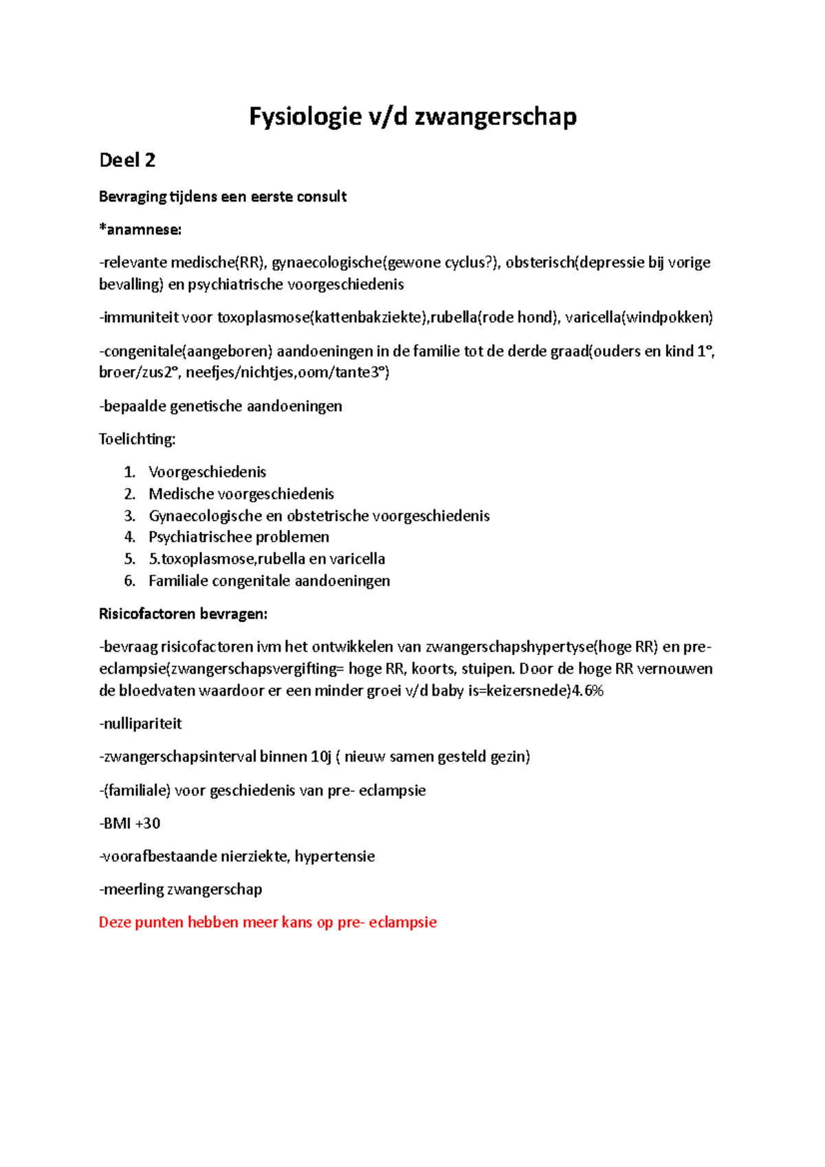 Fysiologie V D Zwangerschap Deel2 Fysiologie V d Zwangerschap Deel 2