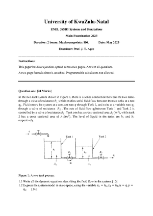 3CC Test 1 - Question - Past Year Paper - University of KwaZulu-Natal ...