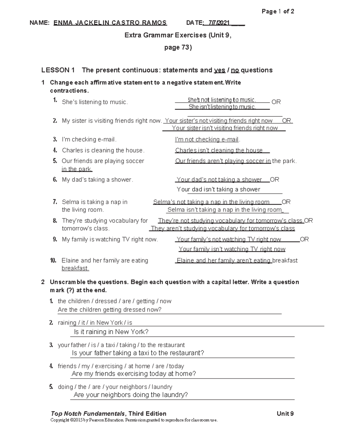 Unit 06 Extra Grammar Exercises 4 Pdf vrogue.co