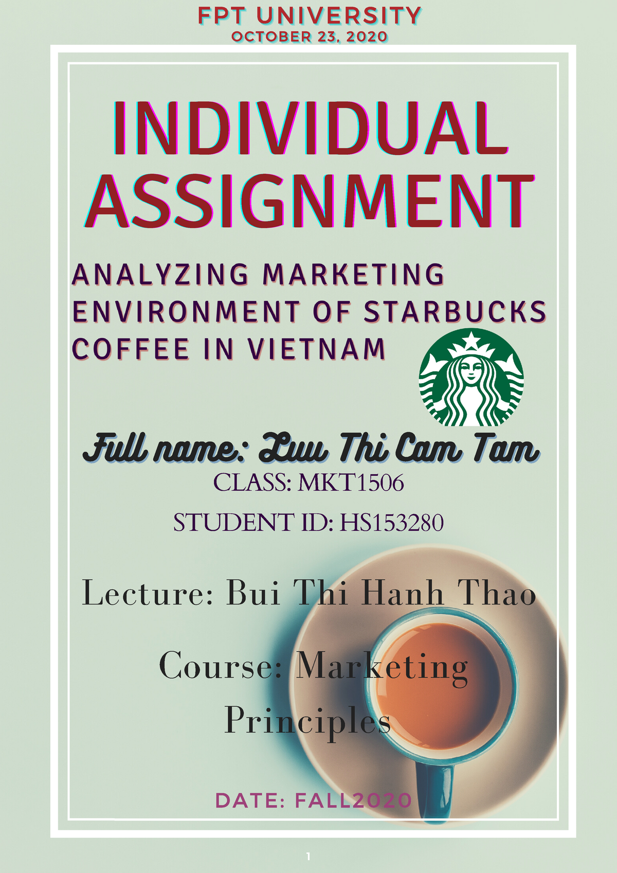 marketing individual assignment