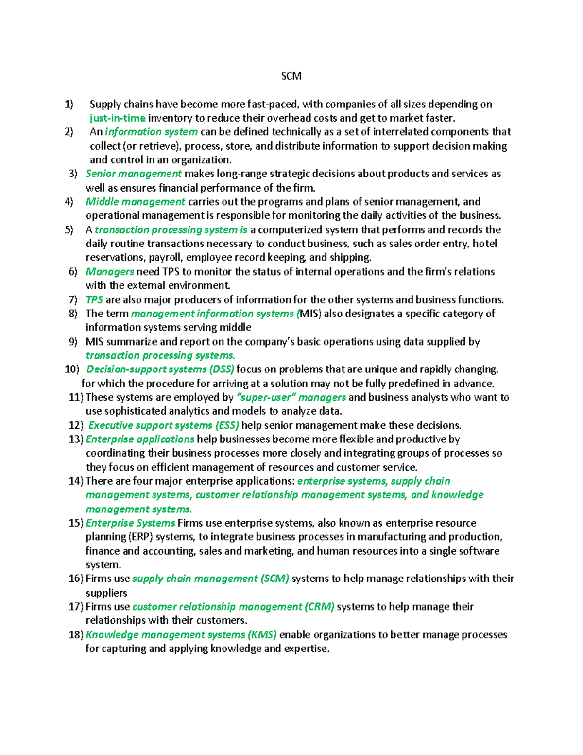 Document 2 - Supply chain management - SCM Supply chains have become ...