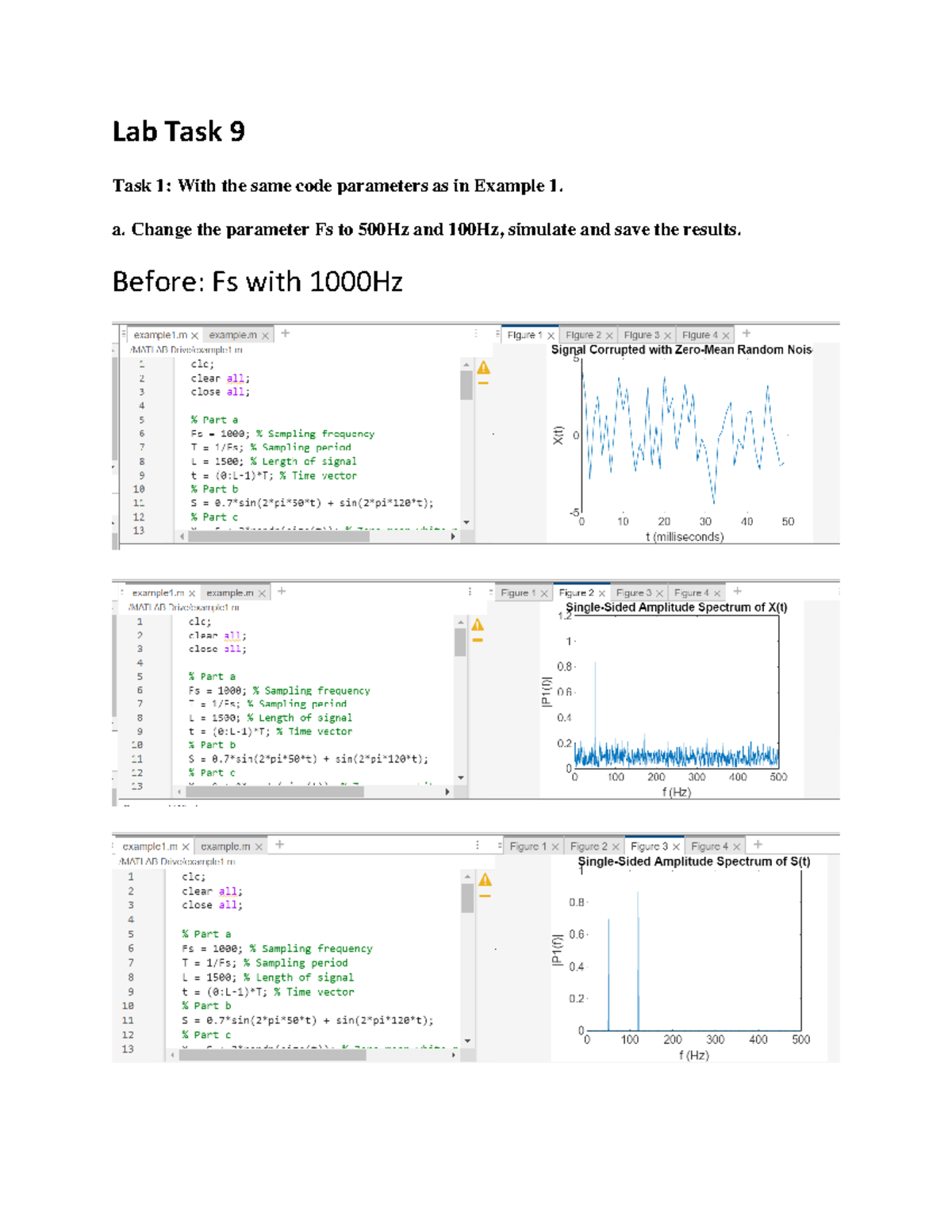 Matlab Lab Task 9 - Lab Task 9 Task 1: With the same code parameters as ...