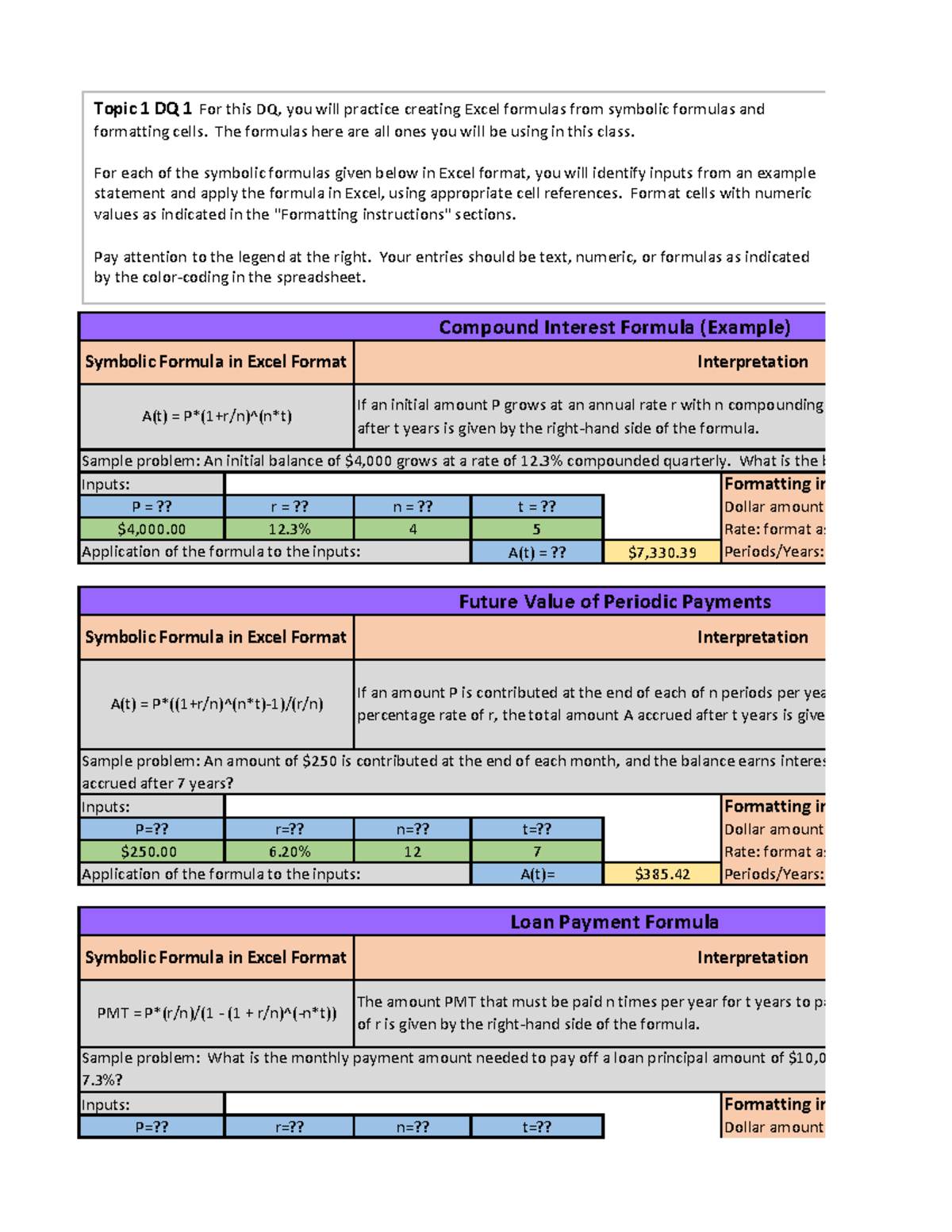 MAT-144 - Working with Formulas and Formatting 202007 08 (1) Shecna ...