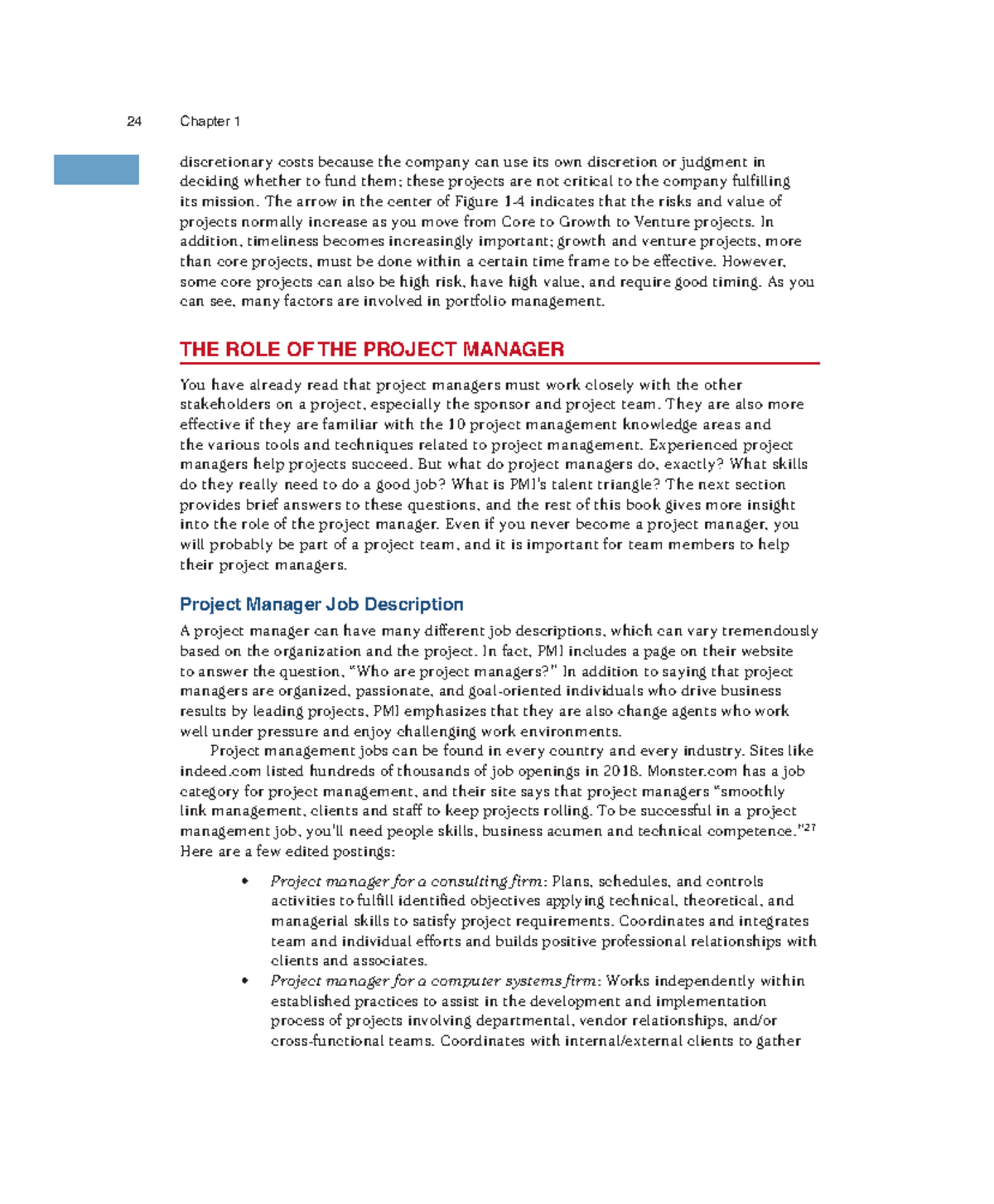 Information technology project management 17 - 24 Chapter 1 ...