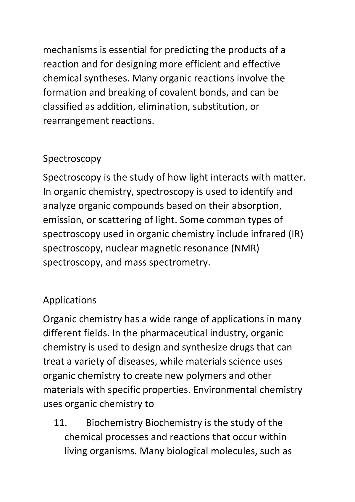 Organic Chemistry Tutorial work - mechanisms is essential for ...