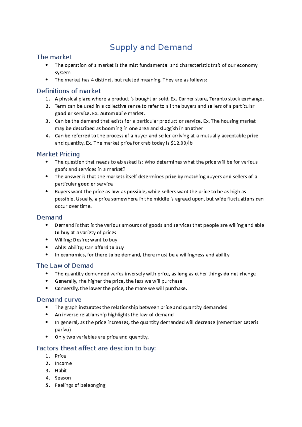 economics case studies market demand and supply case study #2