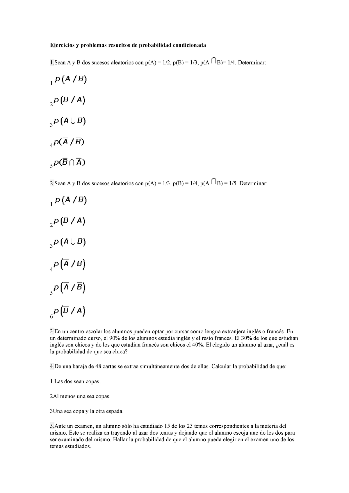 Probabilidad Condicional 3 - Ejercicios Y Problemas Resueltos De ...