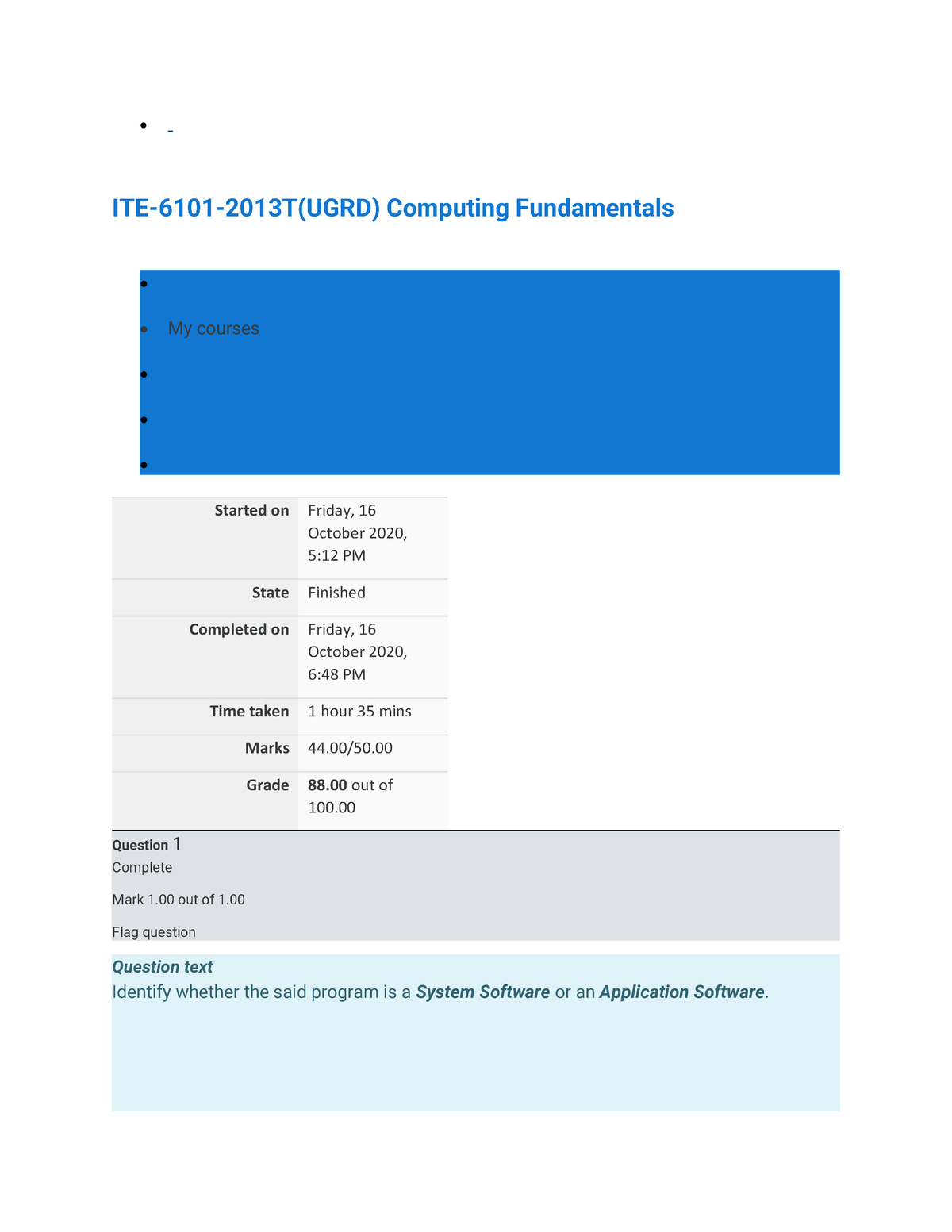 Fundafinals Compress - ITE-6101-2013T(UGRD) Computing Fundamentals Home ...